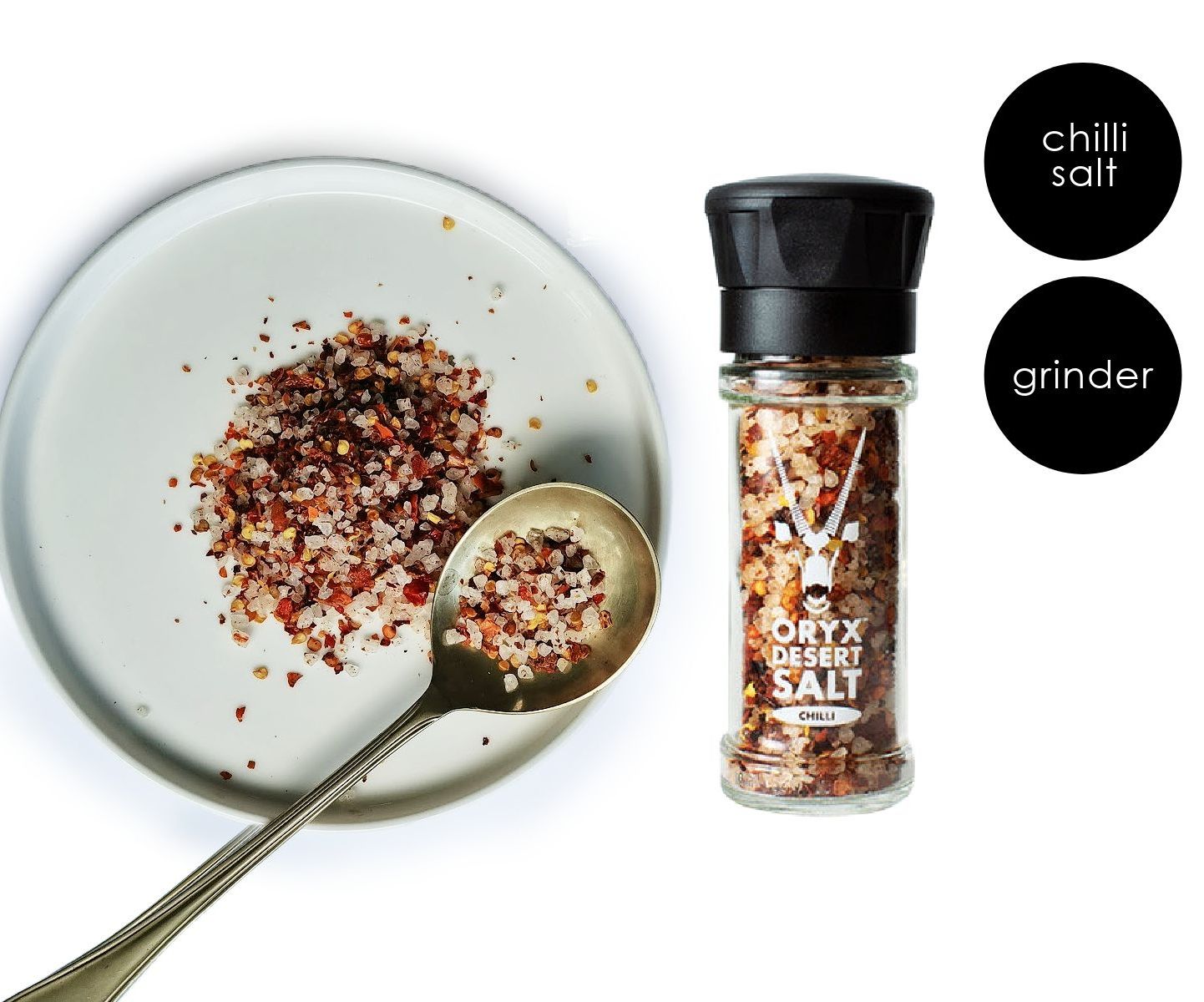 Oryx chilli salt with grinder